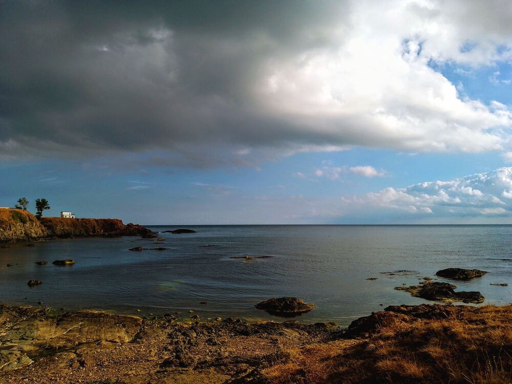 Dramatic clouds over The Black Sea