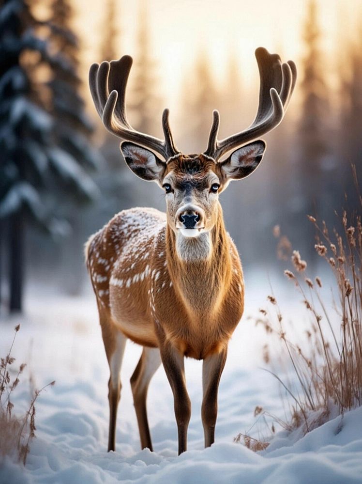 Благородный олень (The red deer)