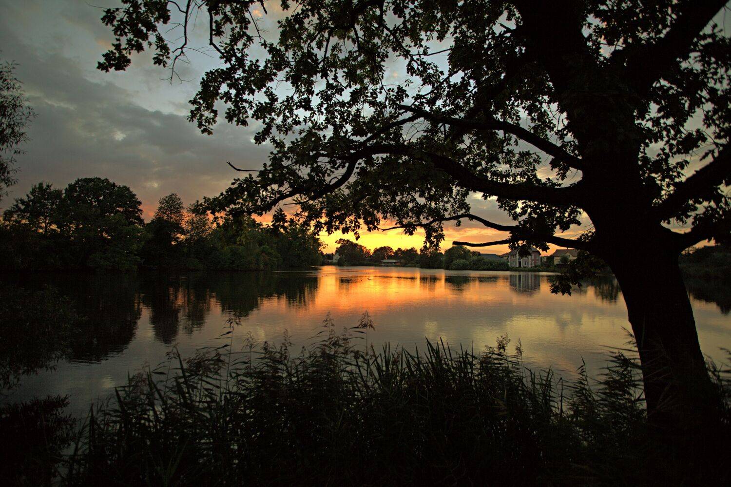 Закат на Лебедином (Sunset on the Swan Lake)