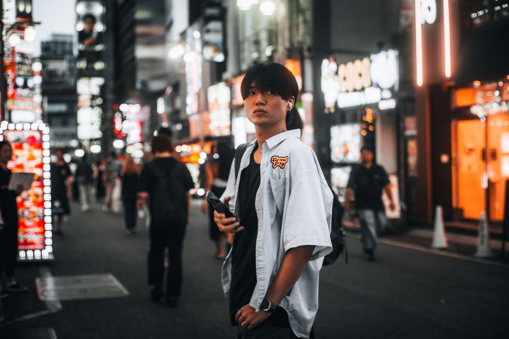 Amid the Neon Glow