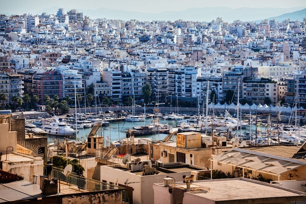 Marina Zeas view from Kastella