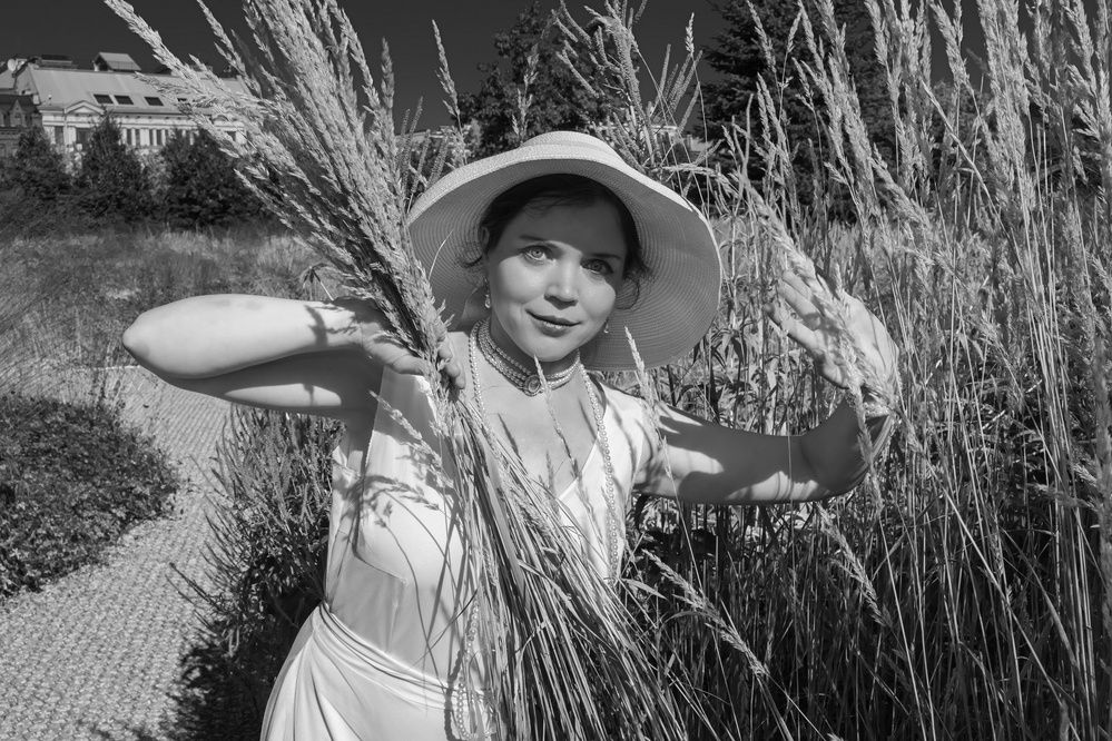 В неспешных осенних травах