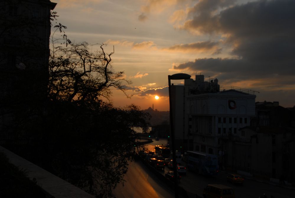 Sonnenuntergang in Istanbul
