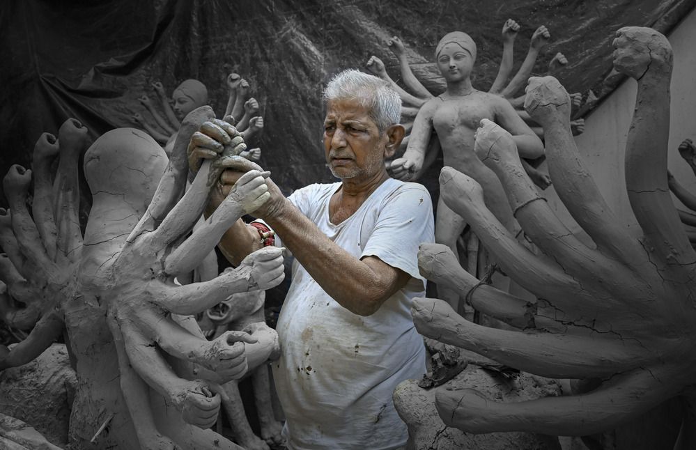 Hands that shape the devine