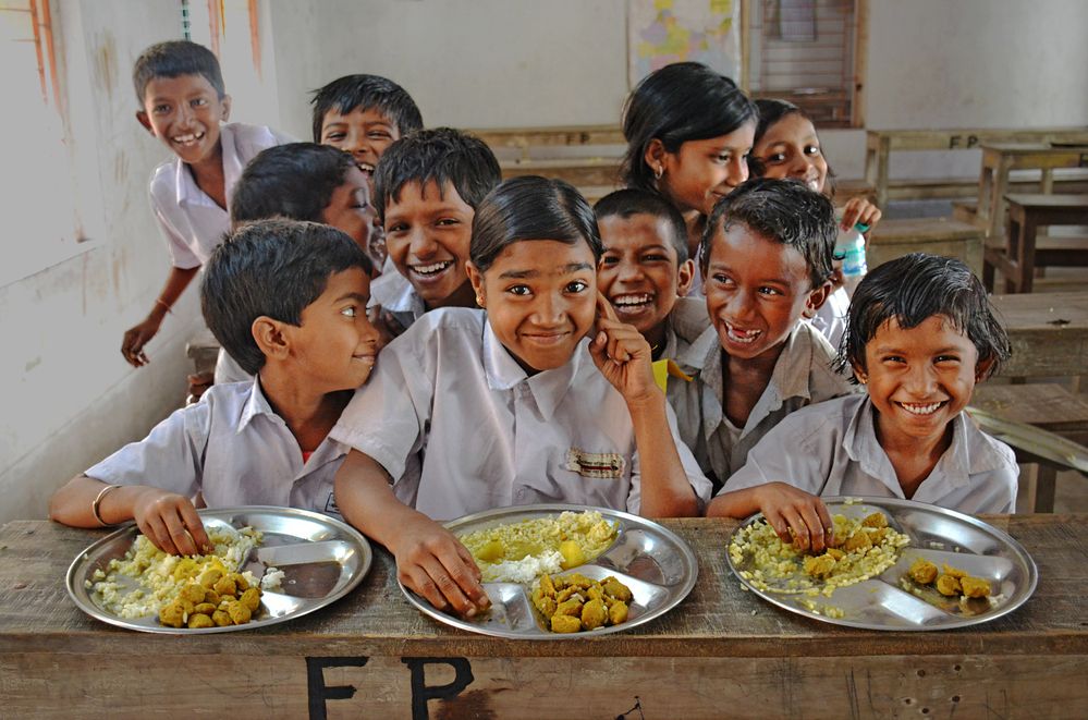 MID DAY MEAL ENJOYMENT