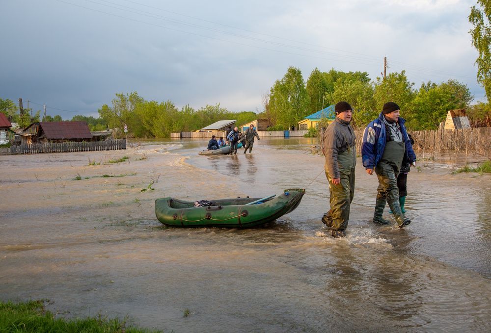 Малая Курья 31 мая 2014 , наводнение