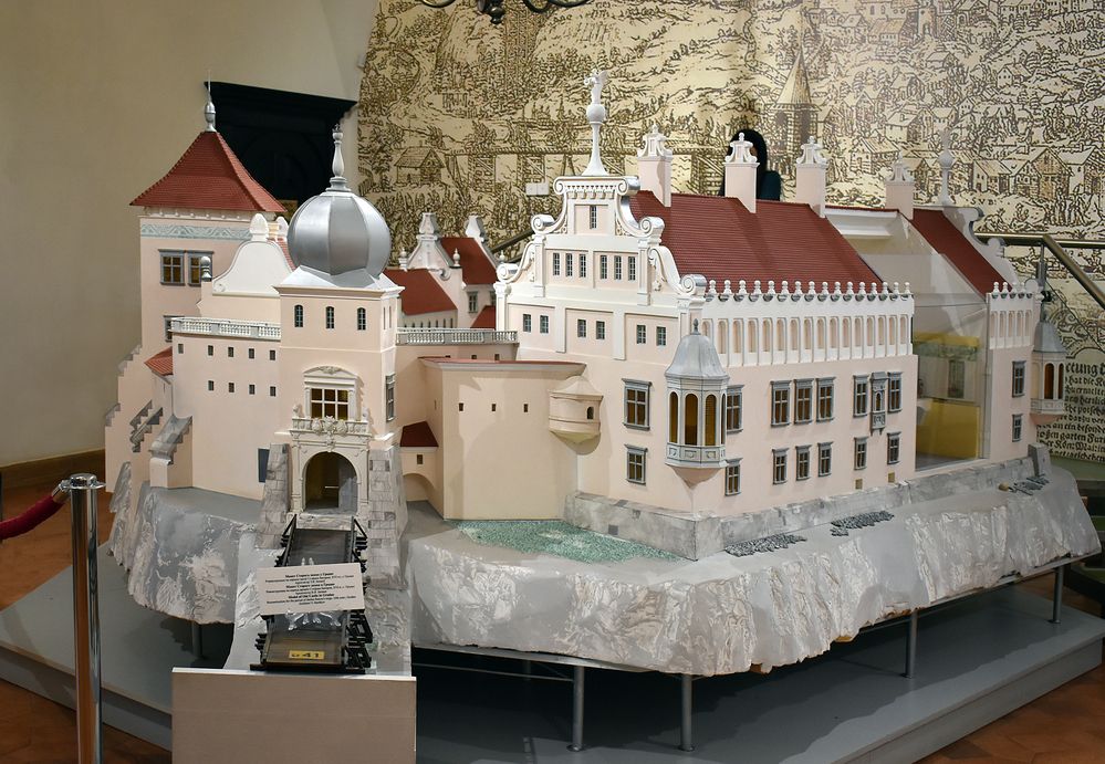 Макет старого замка в Гродно.