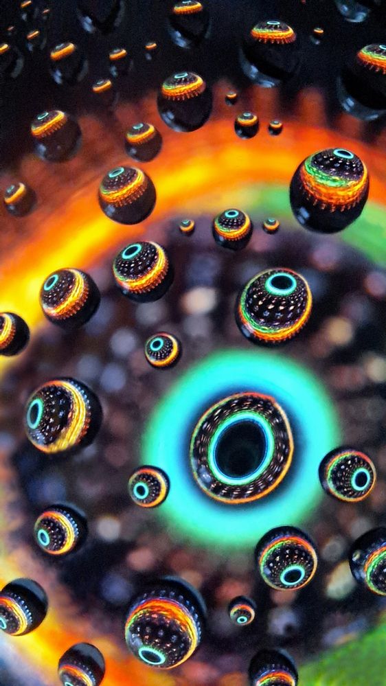 Макро капли