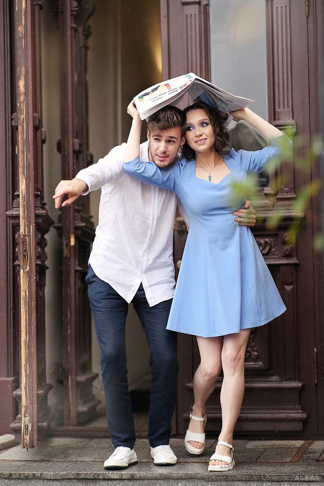 Двое под дождем