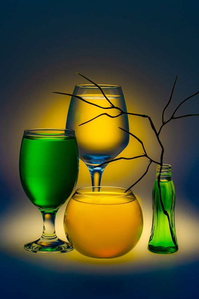 Жёлтый и зелёный