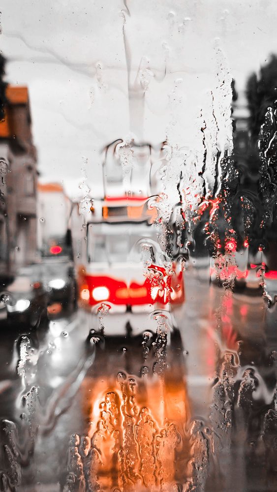 Tears on the tram