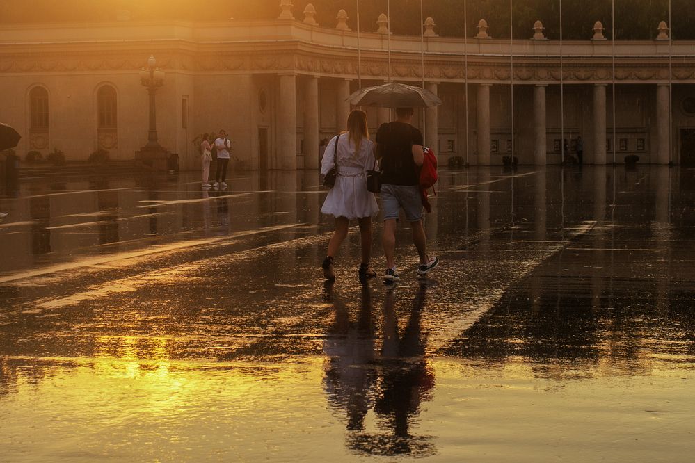 Вечером в Парк Горького