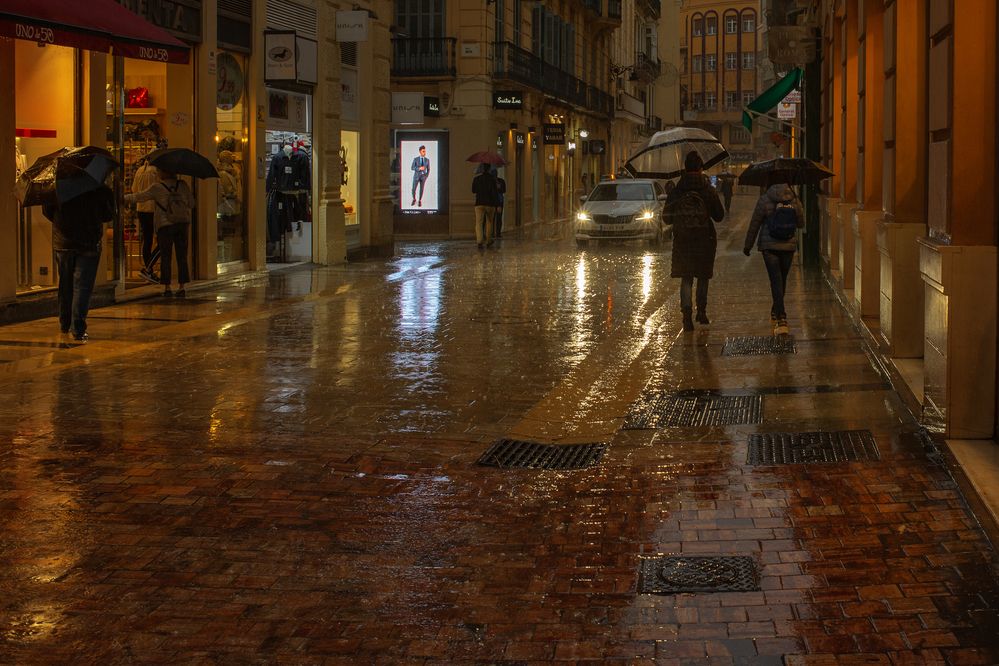 Малага, ноябрь