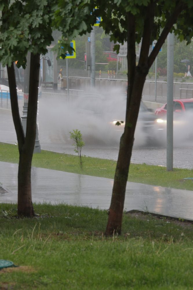 Полное погружение в дождь