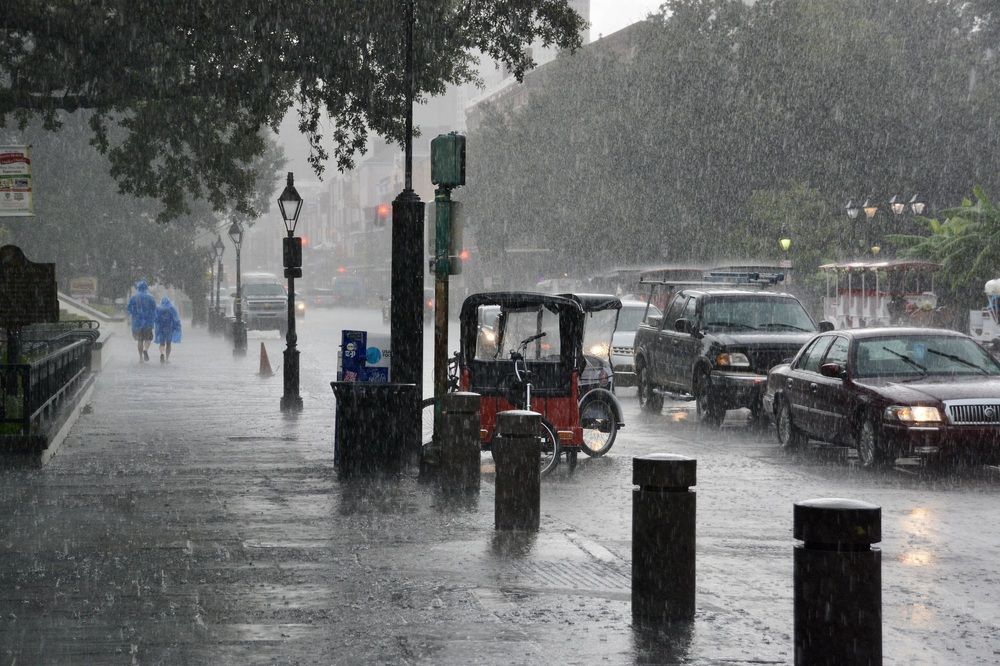 Ливень в Новом Орлеане