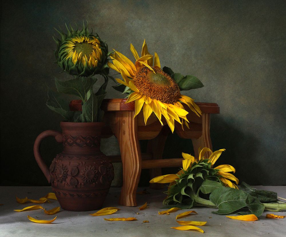 Подсолнухи