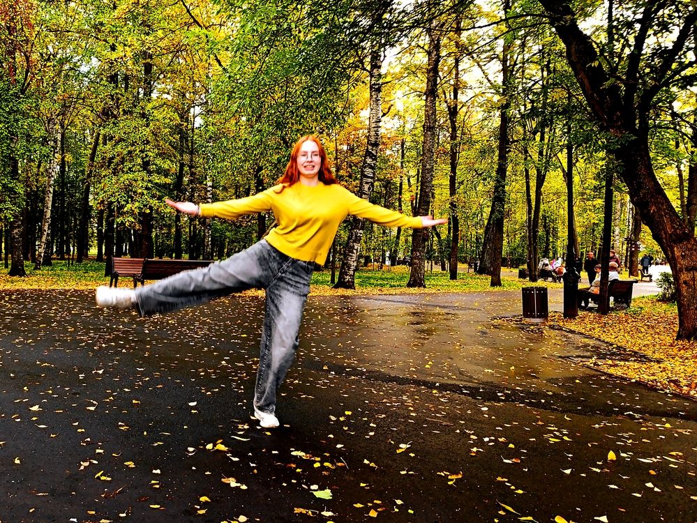 Танец в парке