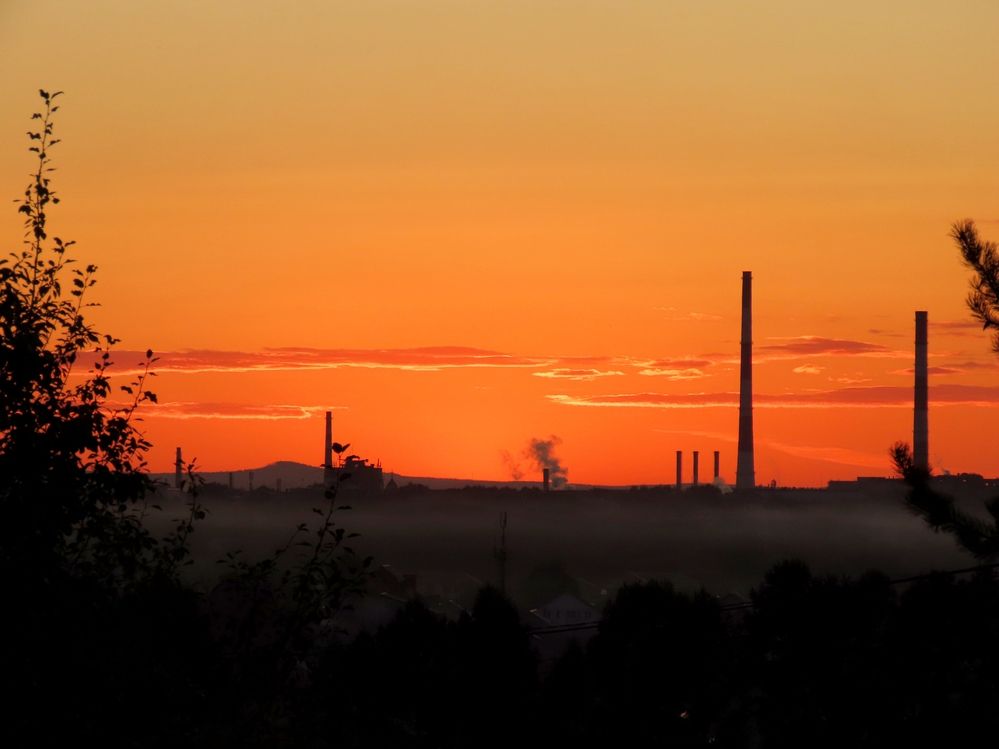 Закат над Вагонкой