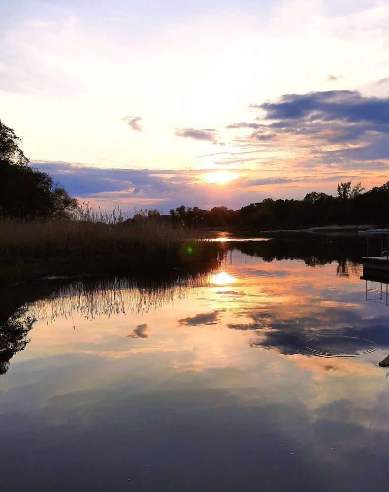 “Fire Over the Still Waters”