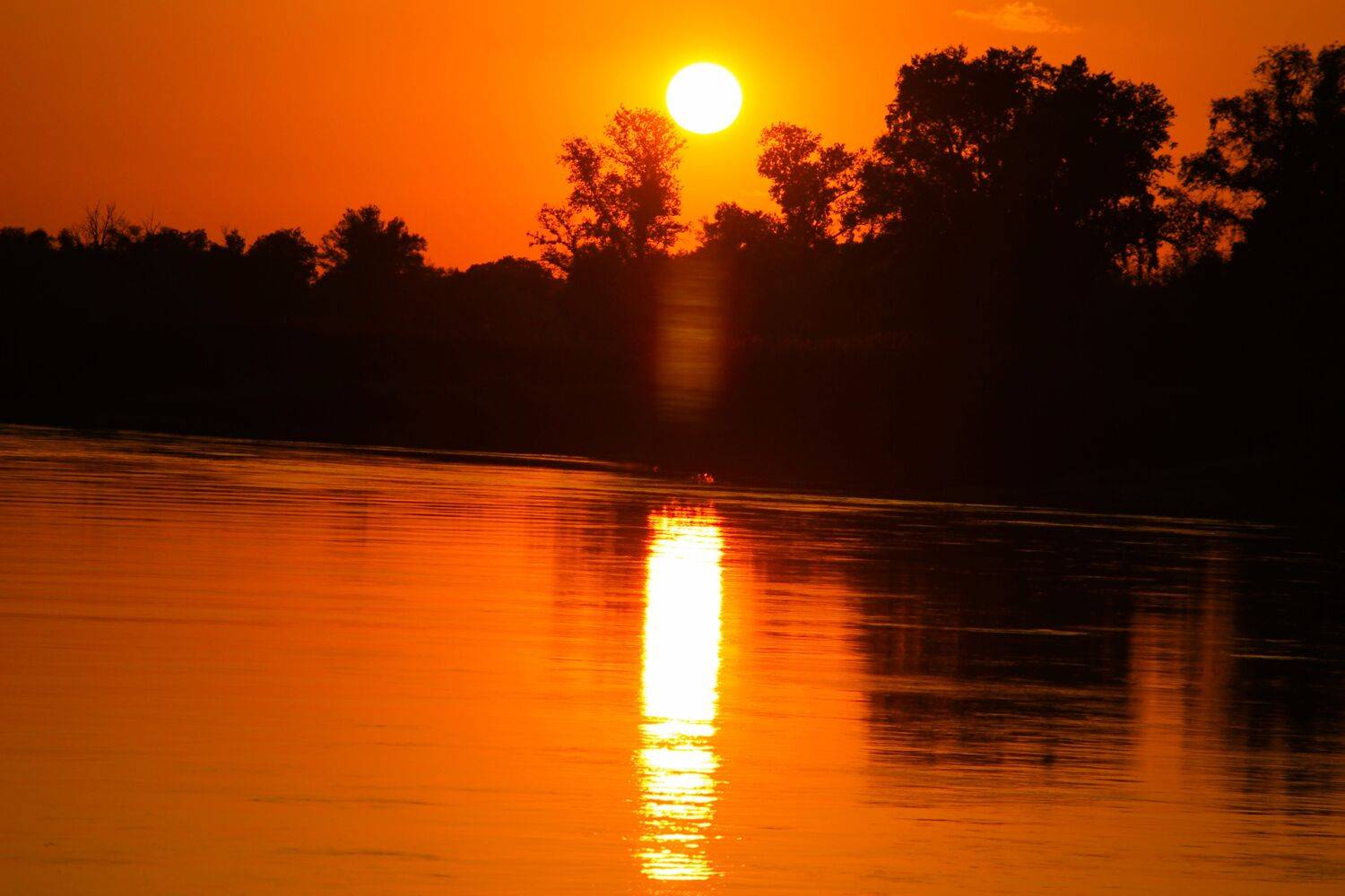 “Fire Over the Still Waters”
