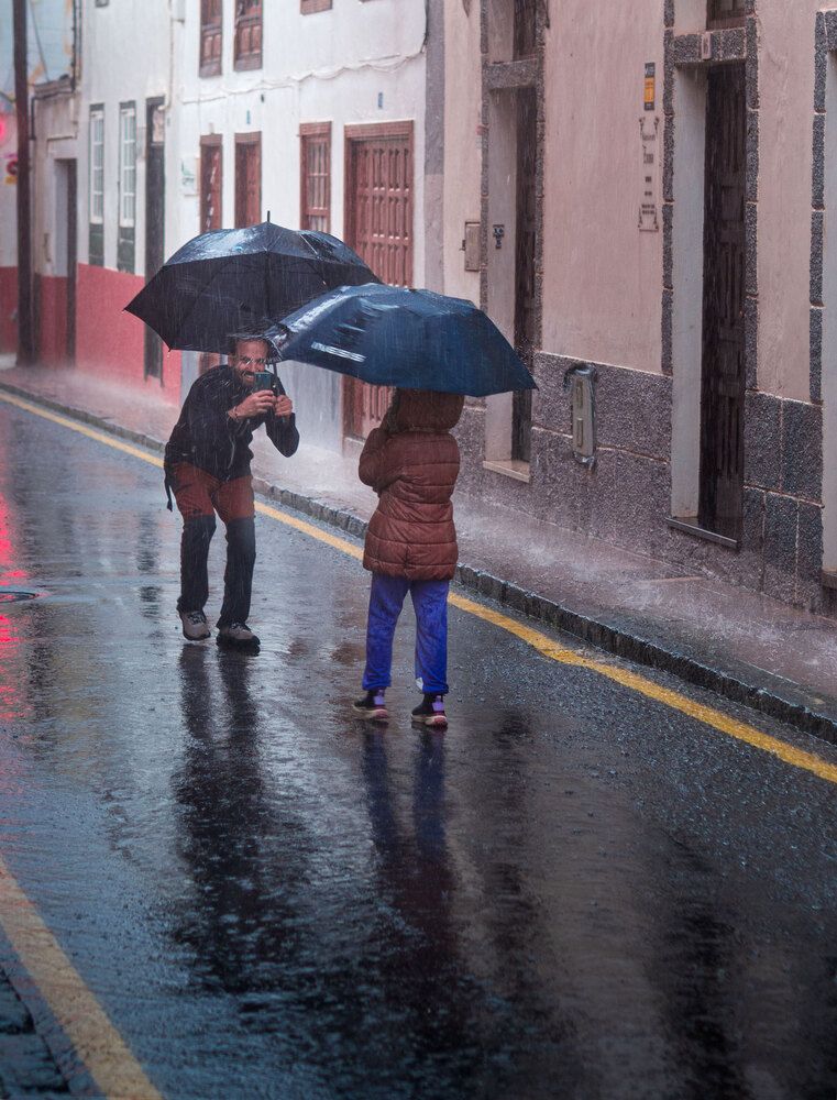 Playing with the rain