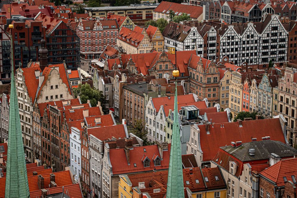 Roofs of Gdańsk