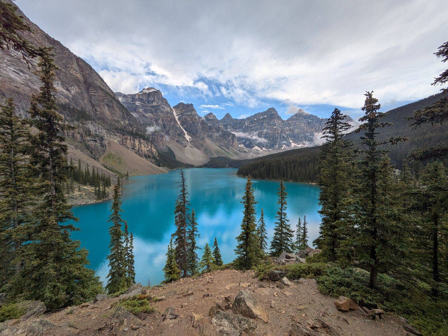 Magnificent Moraine Lake. Magnificent Moraine Lake.