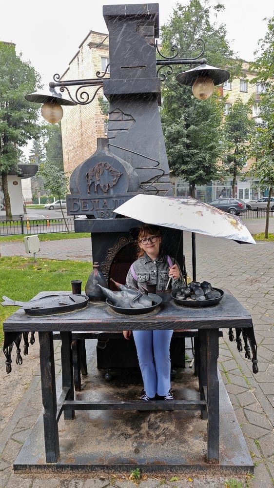 Прогулка по Бресту под дождём.