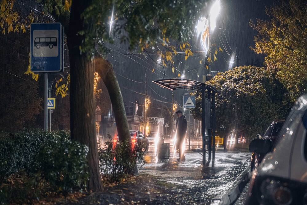 Вечерний ливень