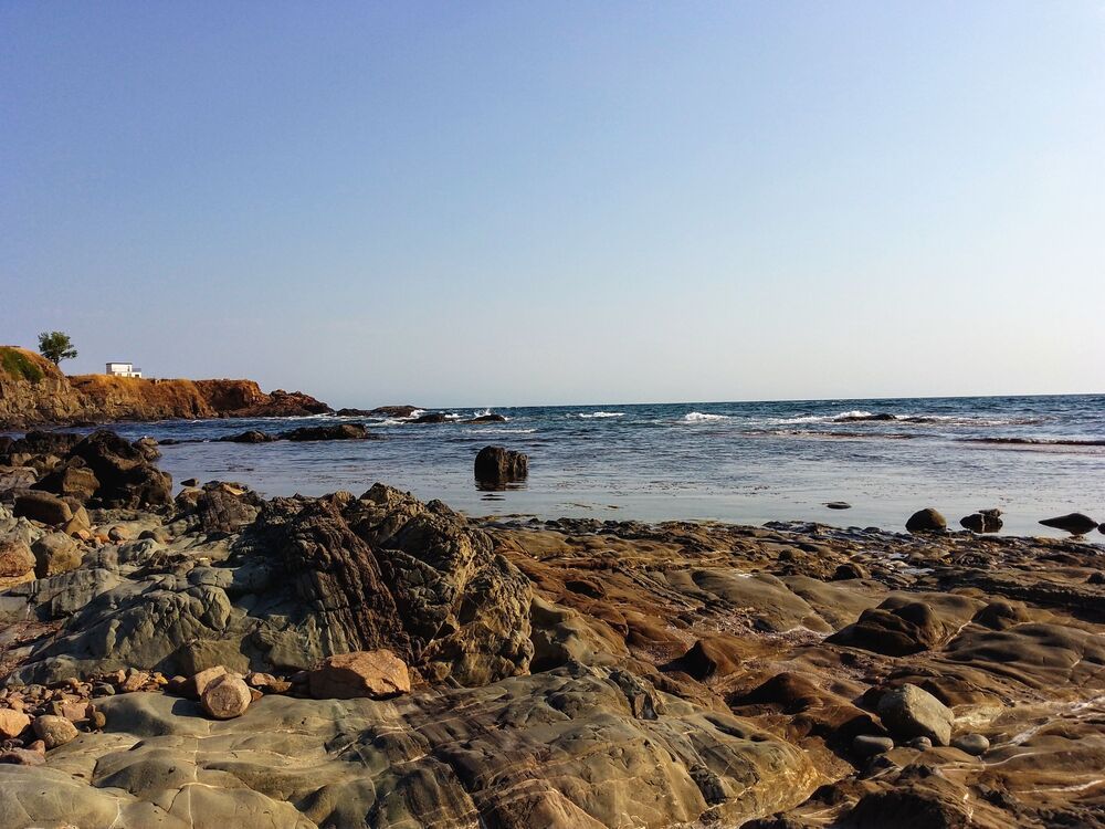 Where the rocks and the sea meet