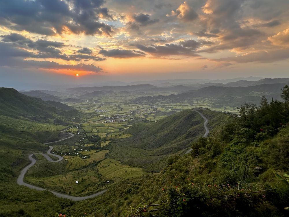 View to the valley