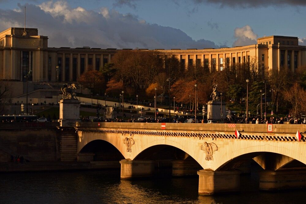 Мост Иена. Вечер