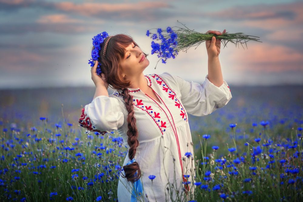 Васильковый закат