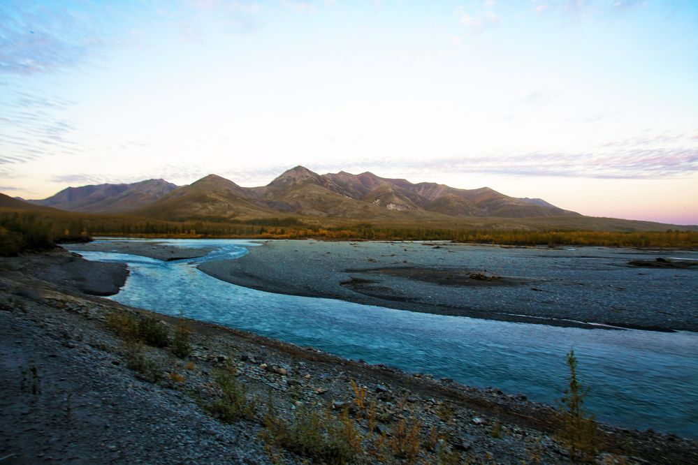 Осеннее утро у реки.