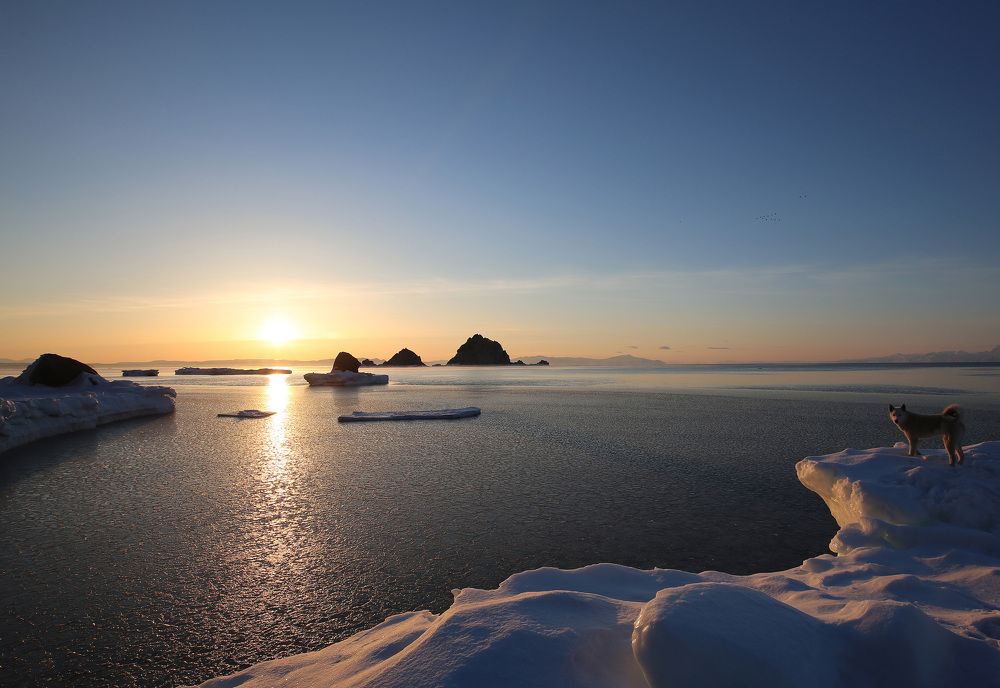 Апрель в Магадане.
