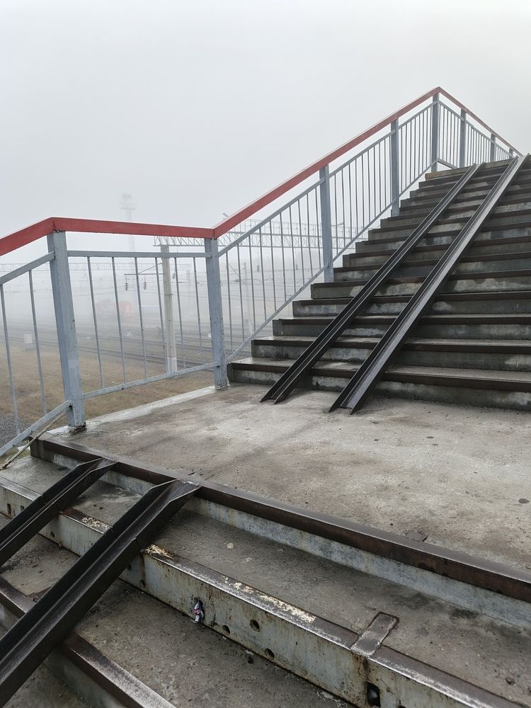 Мост и туман.