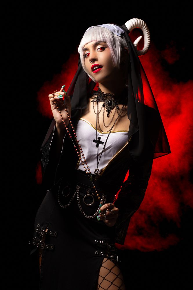 Corrupted Veil: Demonic Temptations in Gothic Glamour