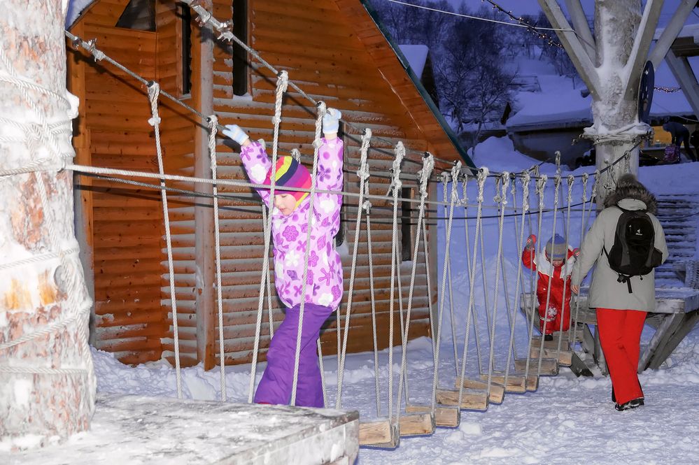 Лестничный аттракцион