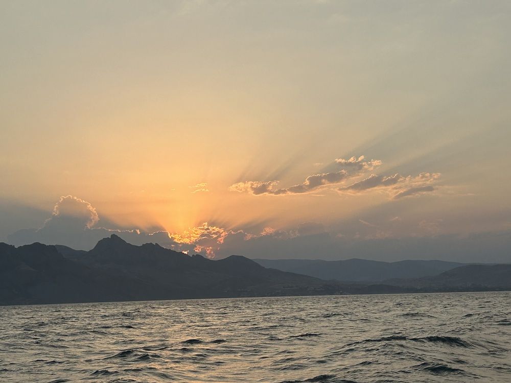 Закат в Крыму