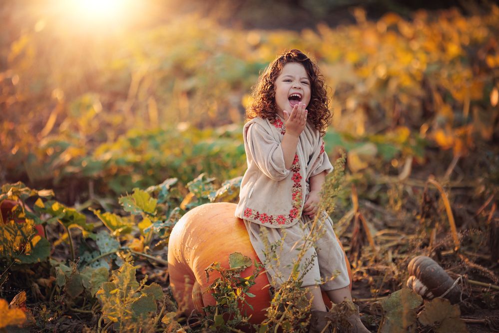 Pumpkin girl