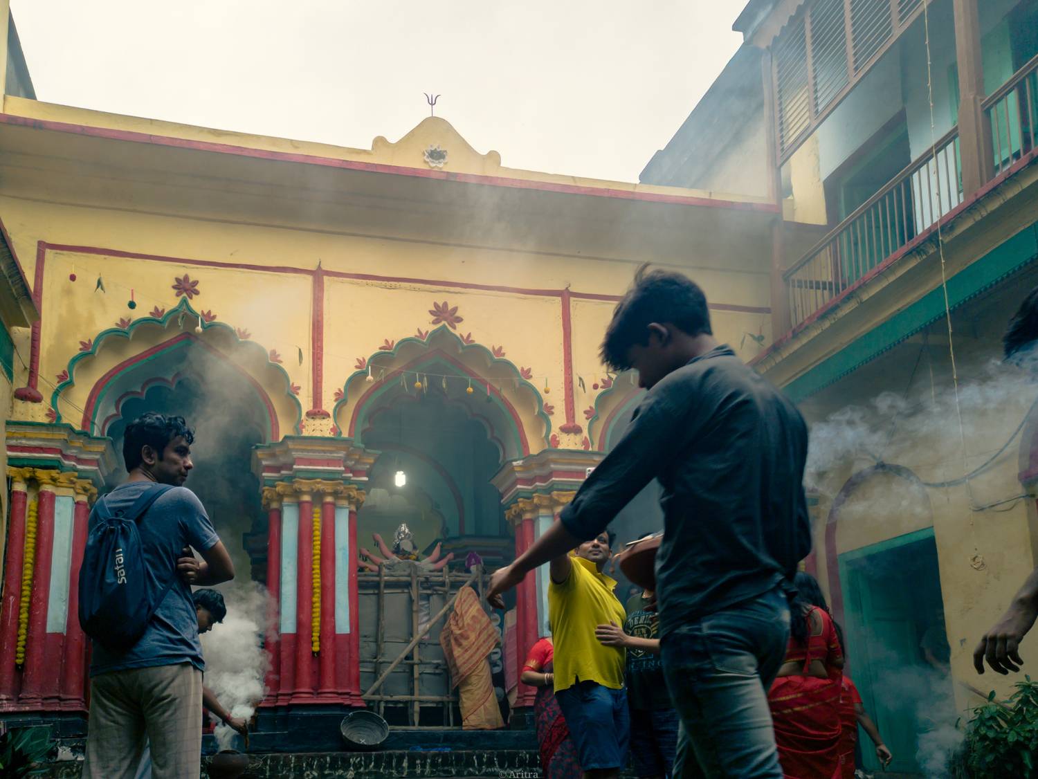 Laha bari Durga Puja