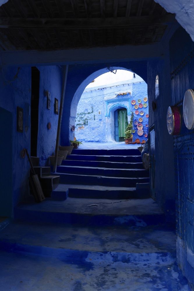 Лестницы синего города