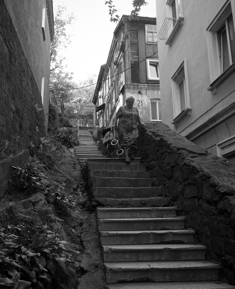 В старом Владивостоке.