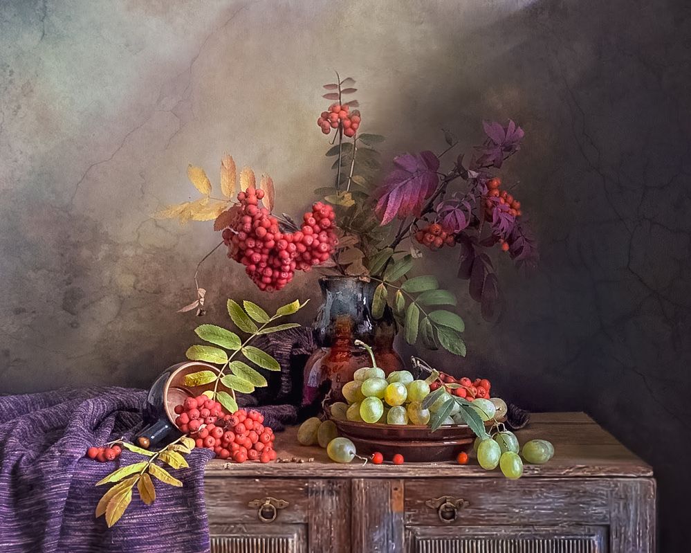 Рябиновые бусы...