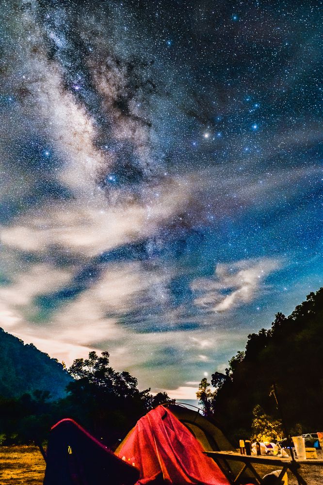 The night sky of La Ngau in Binh Thuan Province