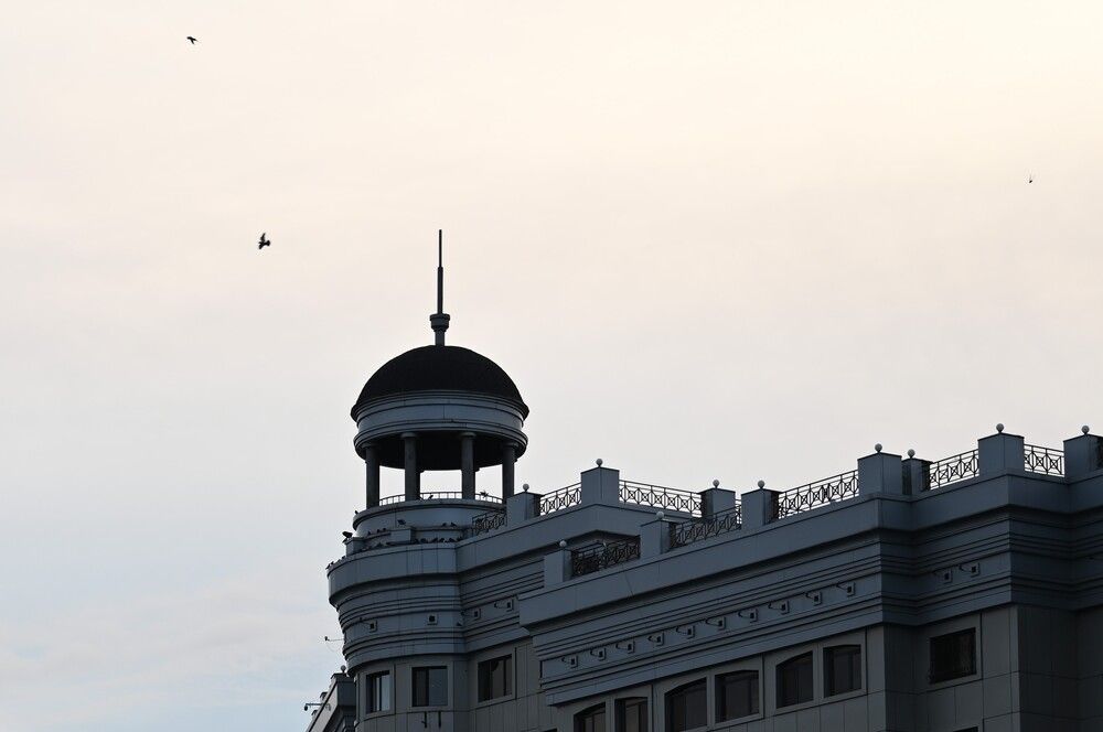 A wonderful view of the rooftops