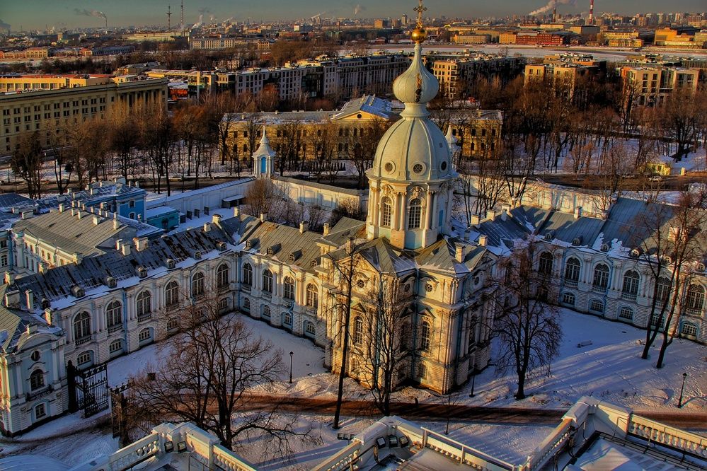 Зимний рассвет.