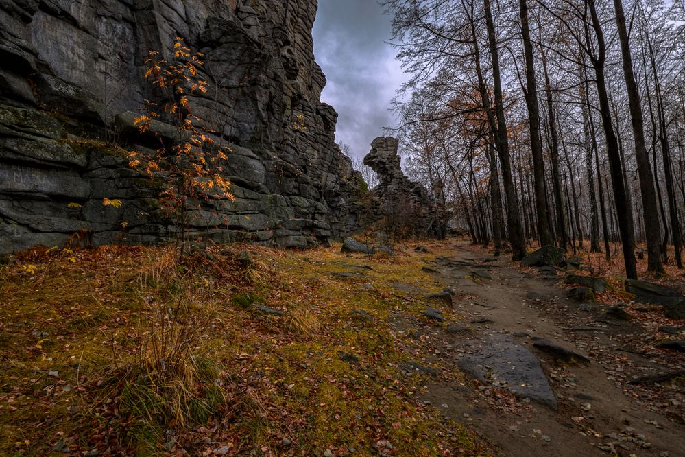 Хмурое утро октября.