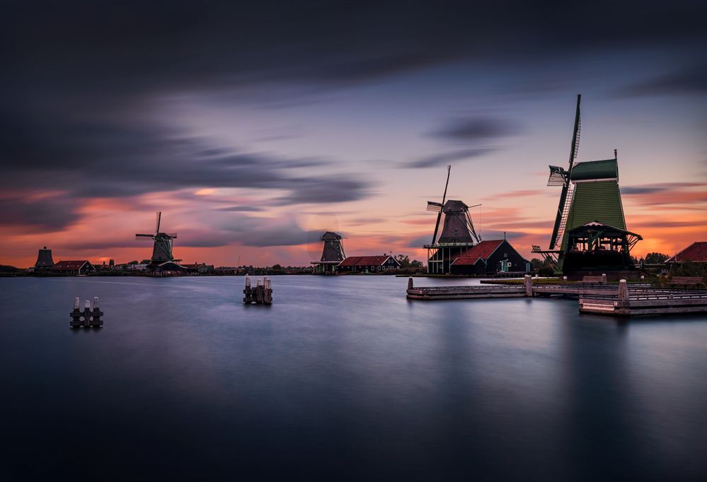 Windmills in Zaanse Schans