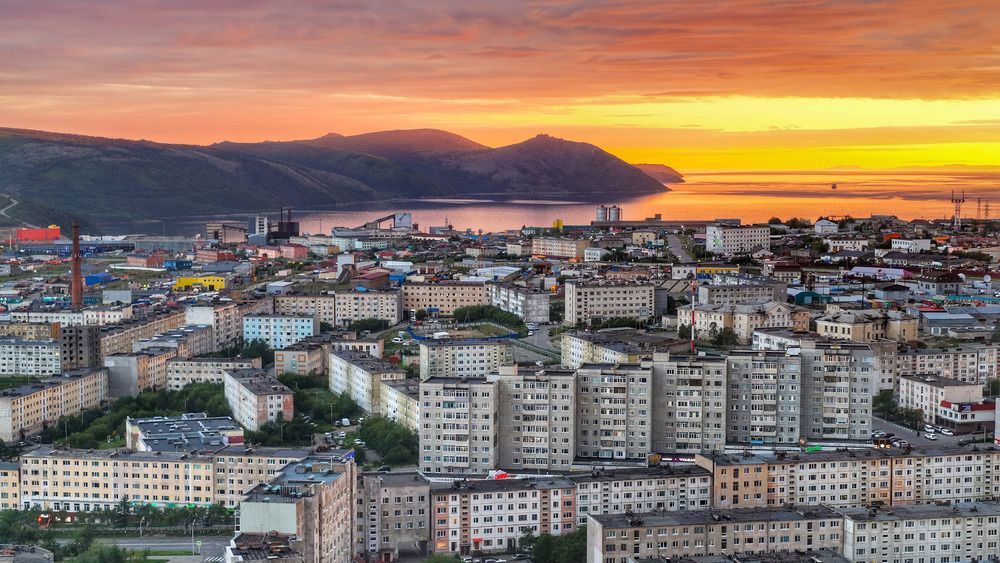 С  видом на морской закат